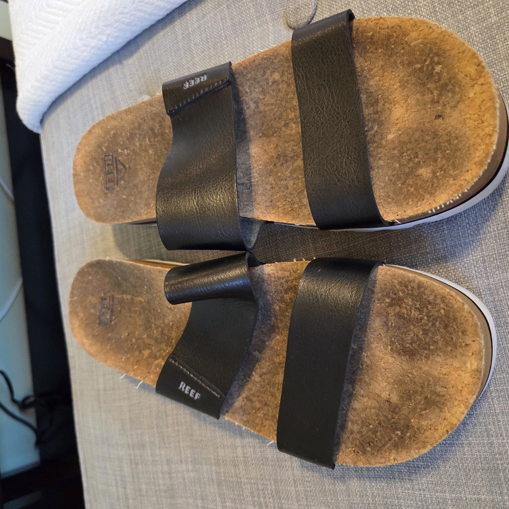 Reef Black Sandals